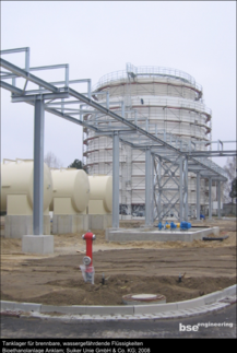 Tanklager brennbare wassergefährdende Flüssigkeiten Bioethanol Anklam Suiker Unie GmbH & Co. KG